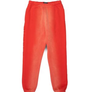 Cutout Wordmark Sweatpant- Red