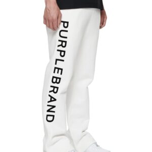 Wordmark Flared Pant - White