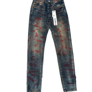 Purple Brand Distressed Effect Slim Fit Jeans